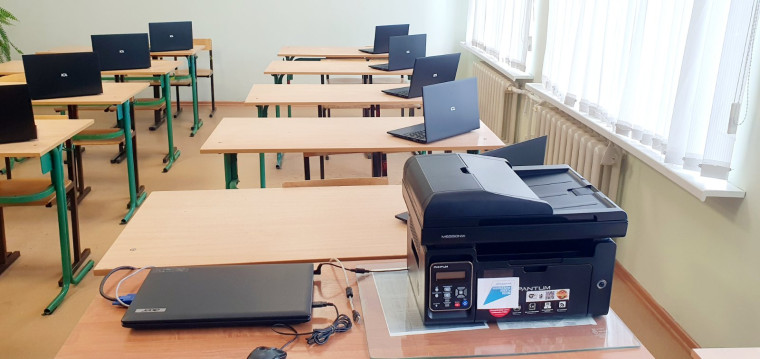 Новое оборудование поступило в школу в рамках проекта «Цифровая образовательная среда».